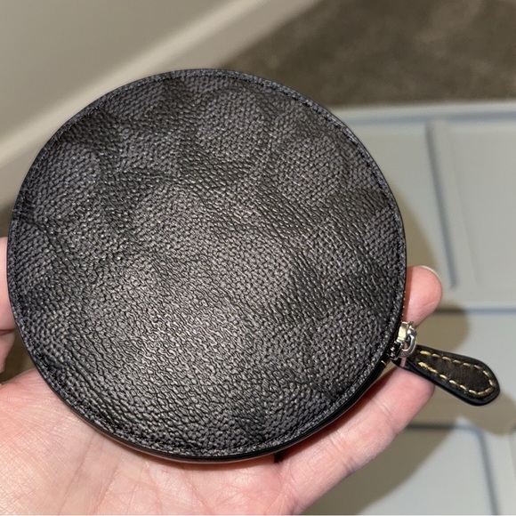 Coach Coin Case In Signature Canvas With Halloween Graphic - Picture 5 of 6